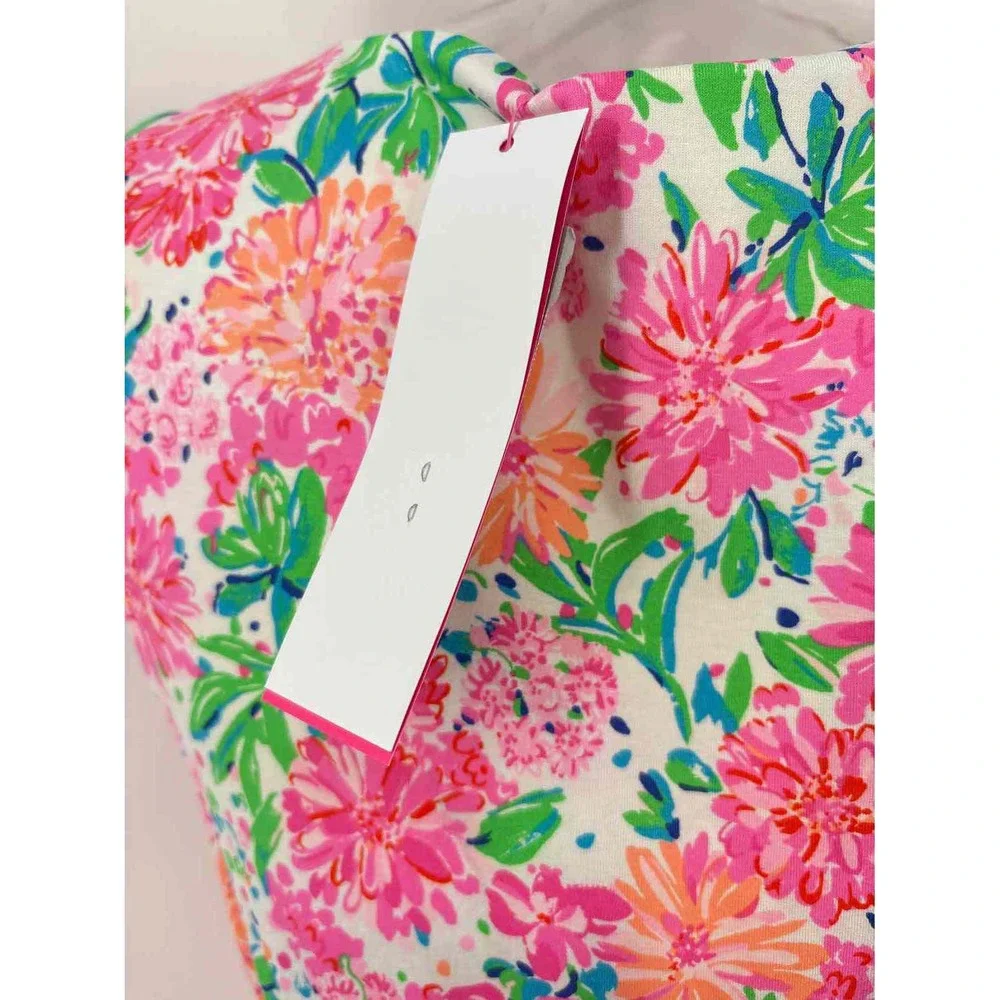 Size M Lilly Pulitzer Multi-Color Cotton Dress - Picture 4 of 5